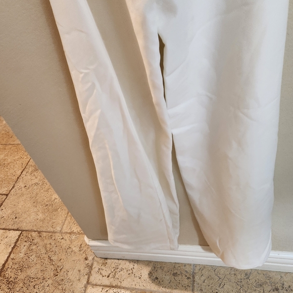 SOLD DO NoT BUY lack Halo White High Rise Wide Leg Pants Wedding - Picture 8 of 11